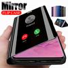 View Smart Mirror Magnetic Case For Apple iPhone 15 14 13 12 11 XS Pro Max Mini X XR 6 6s 7 8 Plus Luxury phone Flip Stand Cover