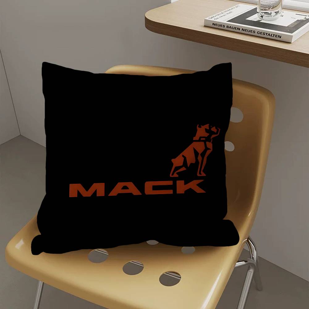 Подушка с логотипом T-Truck Car M-MACKs, Аниме-подушка, Подушка для изголовья дивана-кровати, Наволочка, Чехол для подушки 45x45 см, Модная