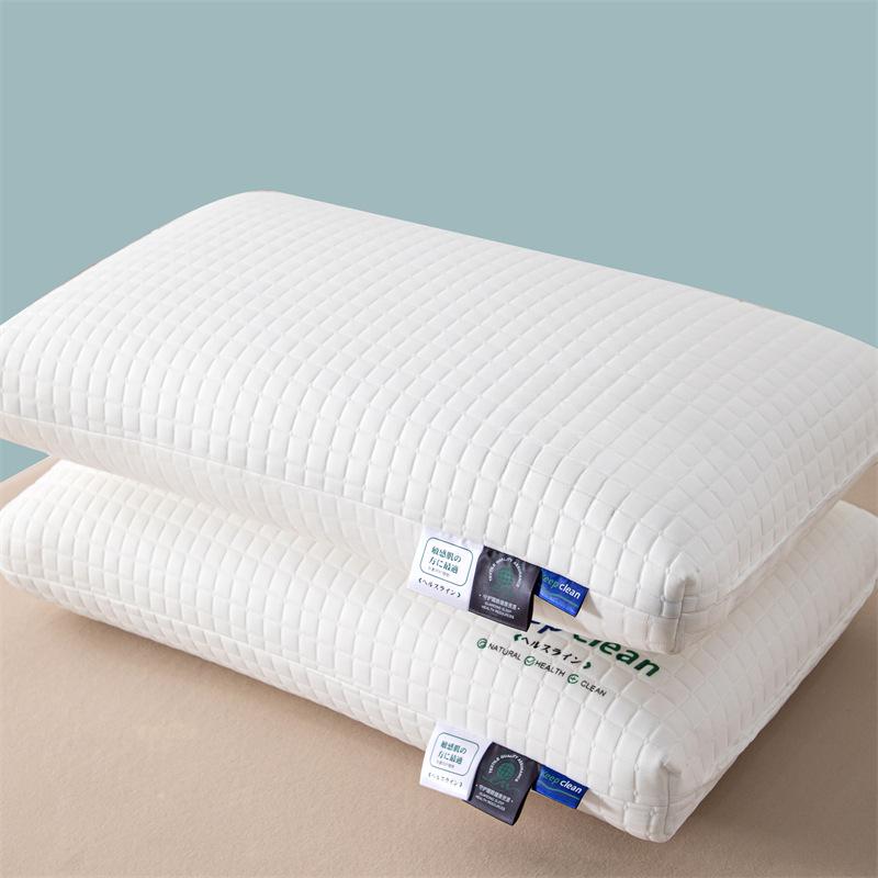 Class A Knitted Cotton Pillow, Non-collapsible Pillow Core, Deep Sleep, Cervical Vertebra Protection, Household Student Dormitory Single Pillow