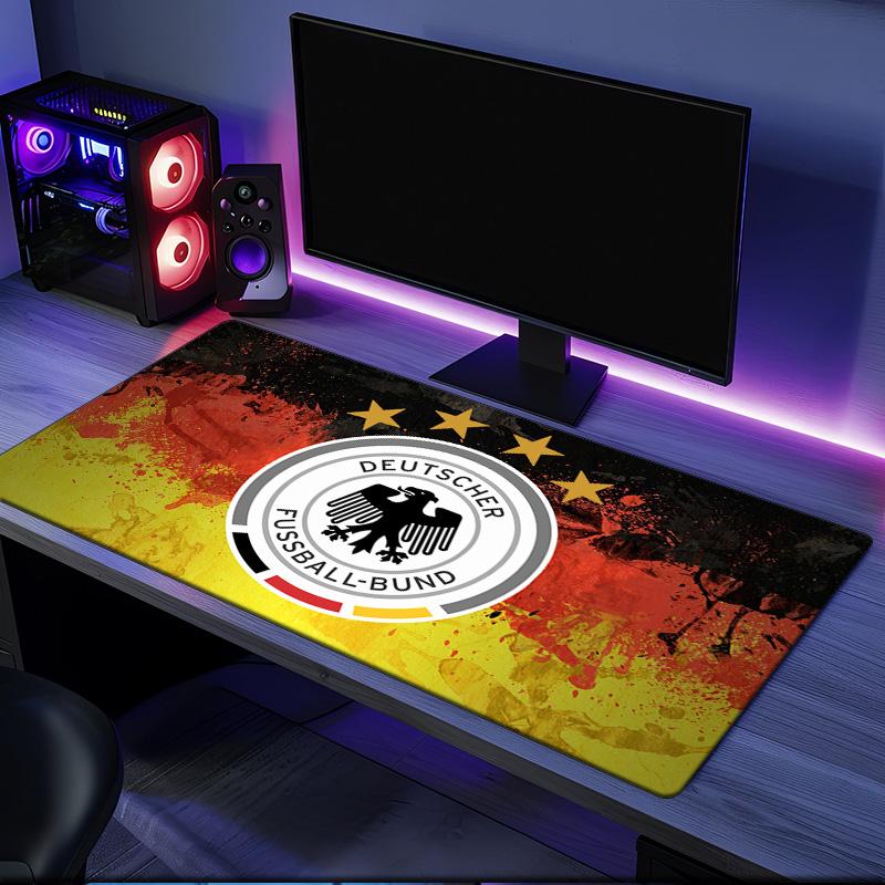 German Football Federation Emblem mouse pad, rubber base, esports desk mat, mouse pad for gamers and office use, gaming desk , easy to clean mat
