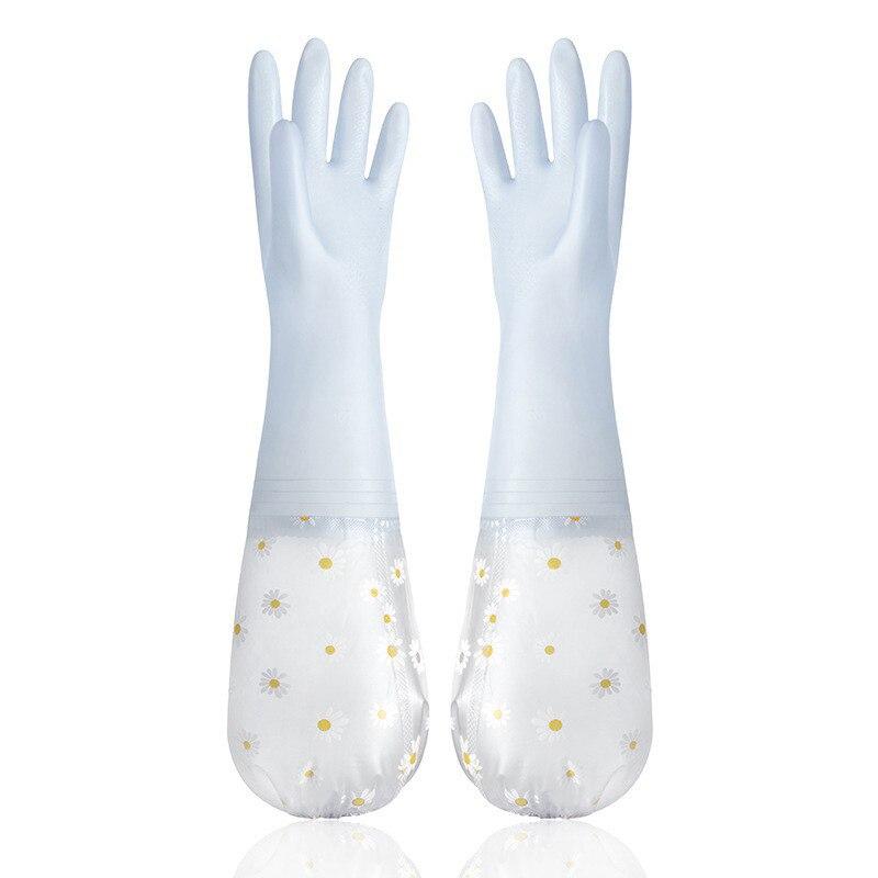 Waterproof Housework Cleaning Gloves Kitchen Cleaning Latex Household Dishwashing Laundry Gloves Wear Resistant Rubber Gloves