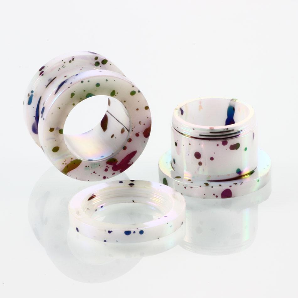 Модные цветочные ушные туннели с панковской красочной росписью 1 пара модных акриловых ушных вкладышей для ушей