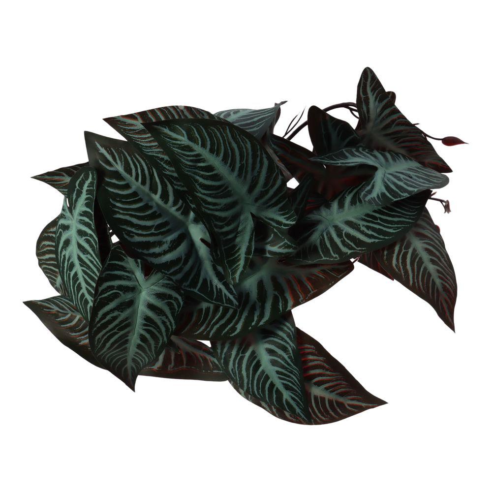 Plastic Fish Tank Plants Green Reptile Climbing Plant Leaves Ornaments Habitat Decor  Fish Tank