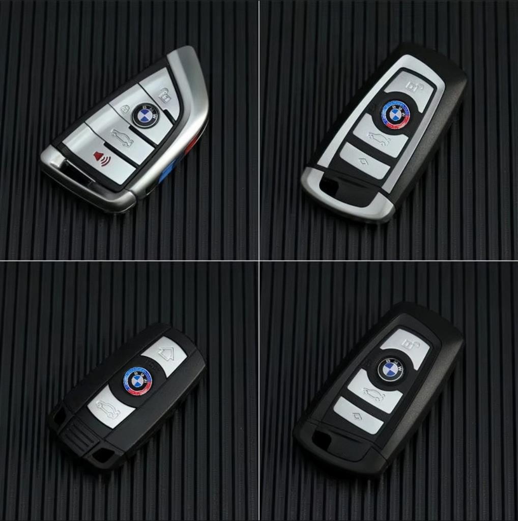11/14MM Car Key Shell Emblem Sticker Auto Remote Accessories For BMW M E46 E90 E60 F30 F10 E39 E36 F20 G20 G30 E92 E87 X3 X5 X6