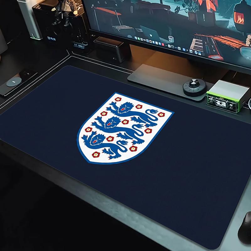Игровой коврик для мыши Англия Футбол Большой коврик для игровой поверхности стола Нескользящий коврик для ноутбука и планшета XXL Коврик для мини-ПК Игровой коврик с заблокированным краем_XIA