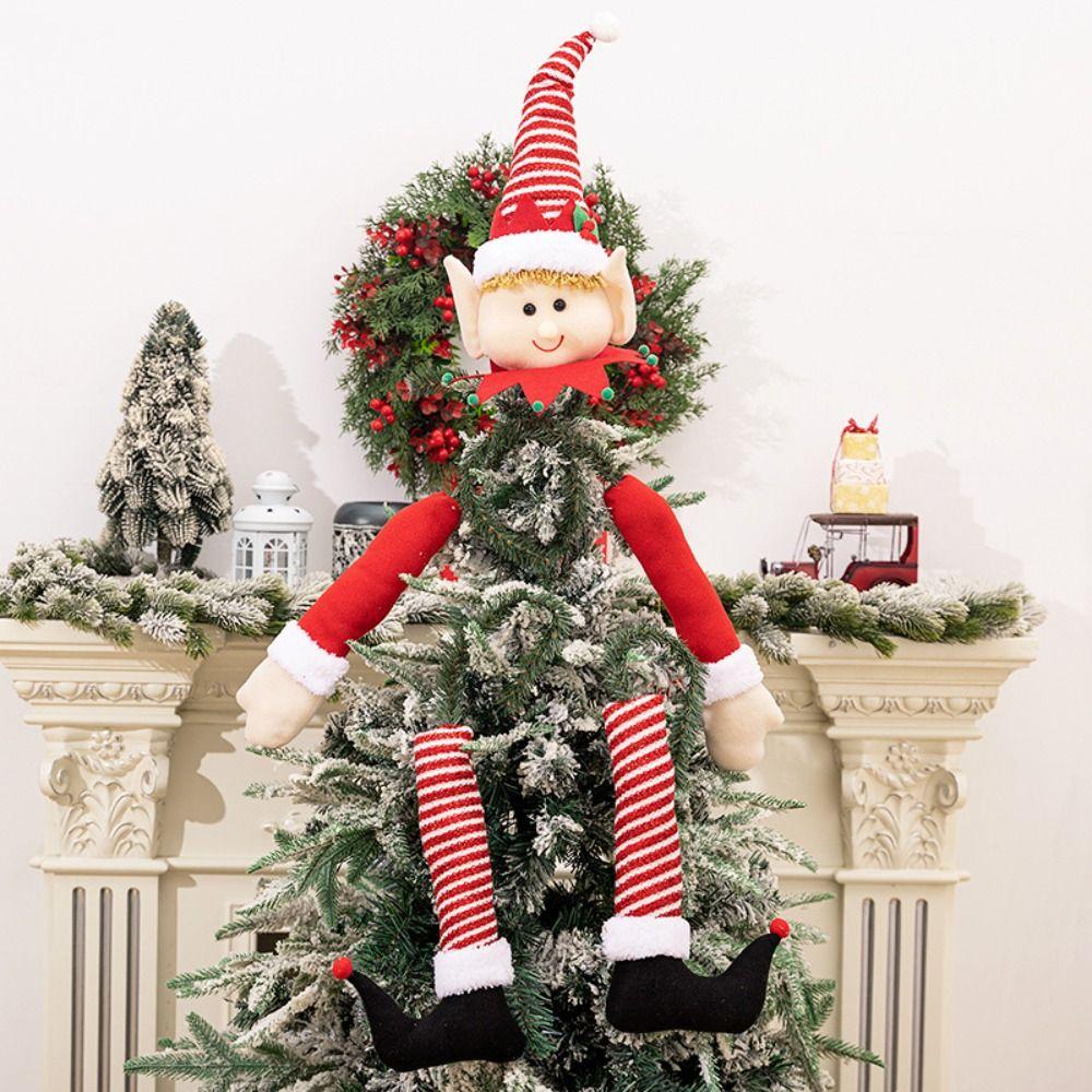 3D Hugging Tree Doll Pendant Cute DIY Decor Supplies Merry Christmas Party