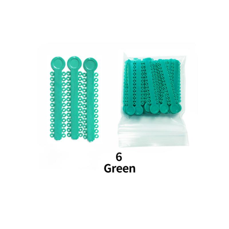 1040 Шт./40 Эластичных Лигатурных Дуг для Ортодонтии Стоматологических Цветные Резинки Латексные Эластичные Кольца для Брекетов Инструмен