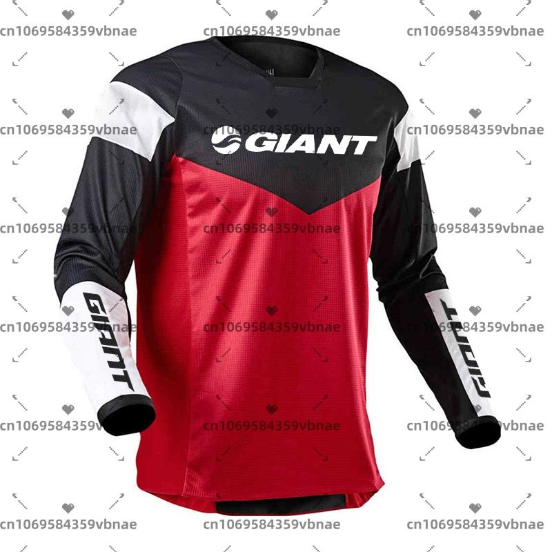 Men's Giant MTB Cycling Jersey for Mountain Bike Enduro Downhill Jersey - Breathable Quick-Dry Cycling Shirt