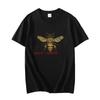 Bee Drawing Moth Insect Tattoo Cool Graphic T Shirts Oversize Tshirts Short Sleeve Tshirts Oneck Tshirt Summer Unisex Clothing