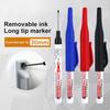 Deep Hole Marker Pen Waterproof Multi-purpose Large Quick Dry Capacity Permanent Ink Filling Clip Design
