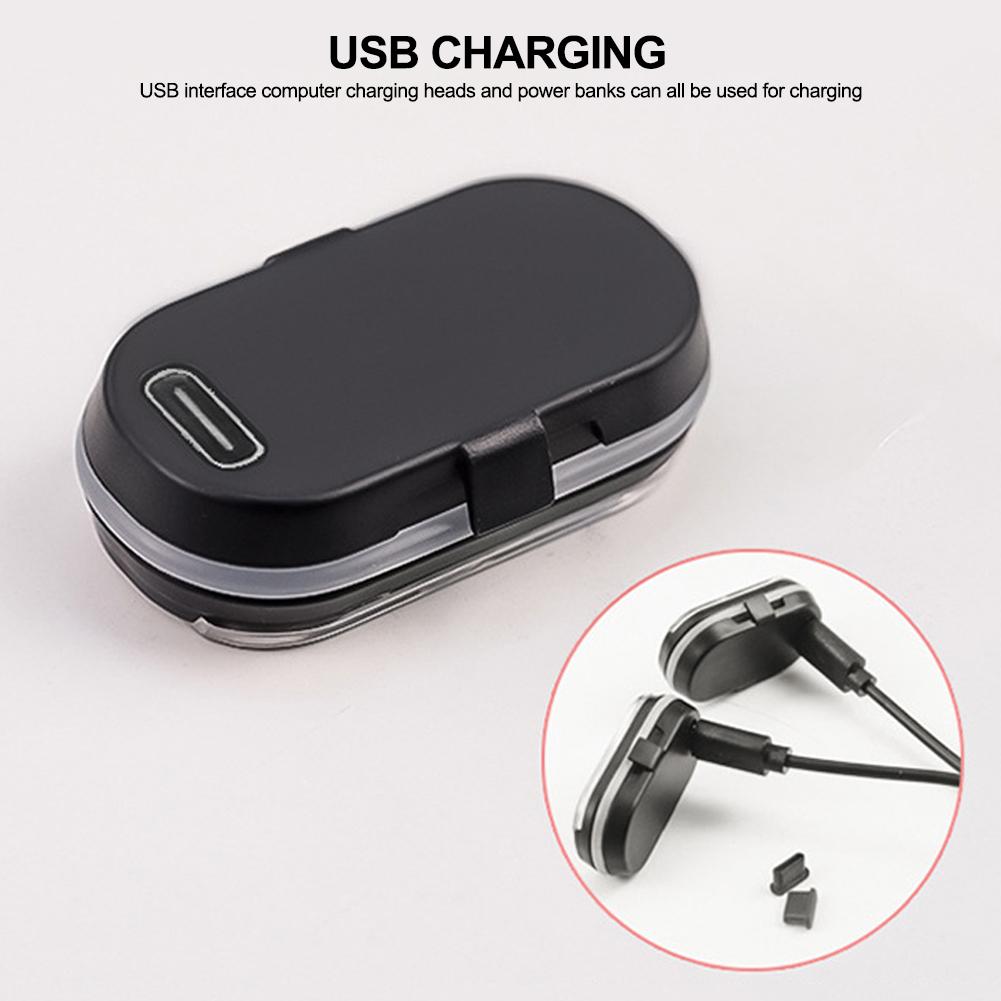 1/2/4/6/8 шт. Автомобильные Мотоциклетные Беспроводные Светодиодные Стробоскопы Декор Атмосферный Свет с 8 Цветами Перезаряжаемые Огни Светодиодный Предупреждающий Свет Защита от Столкновений