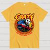 Crazy Tom Unisex Unisex 100% Cotton Summer Casual Cool Loose T-Shirt