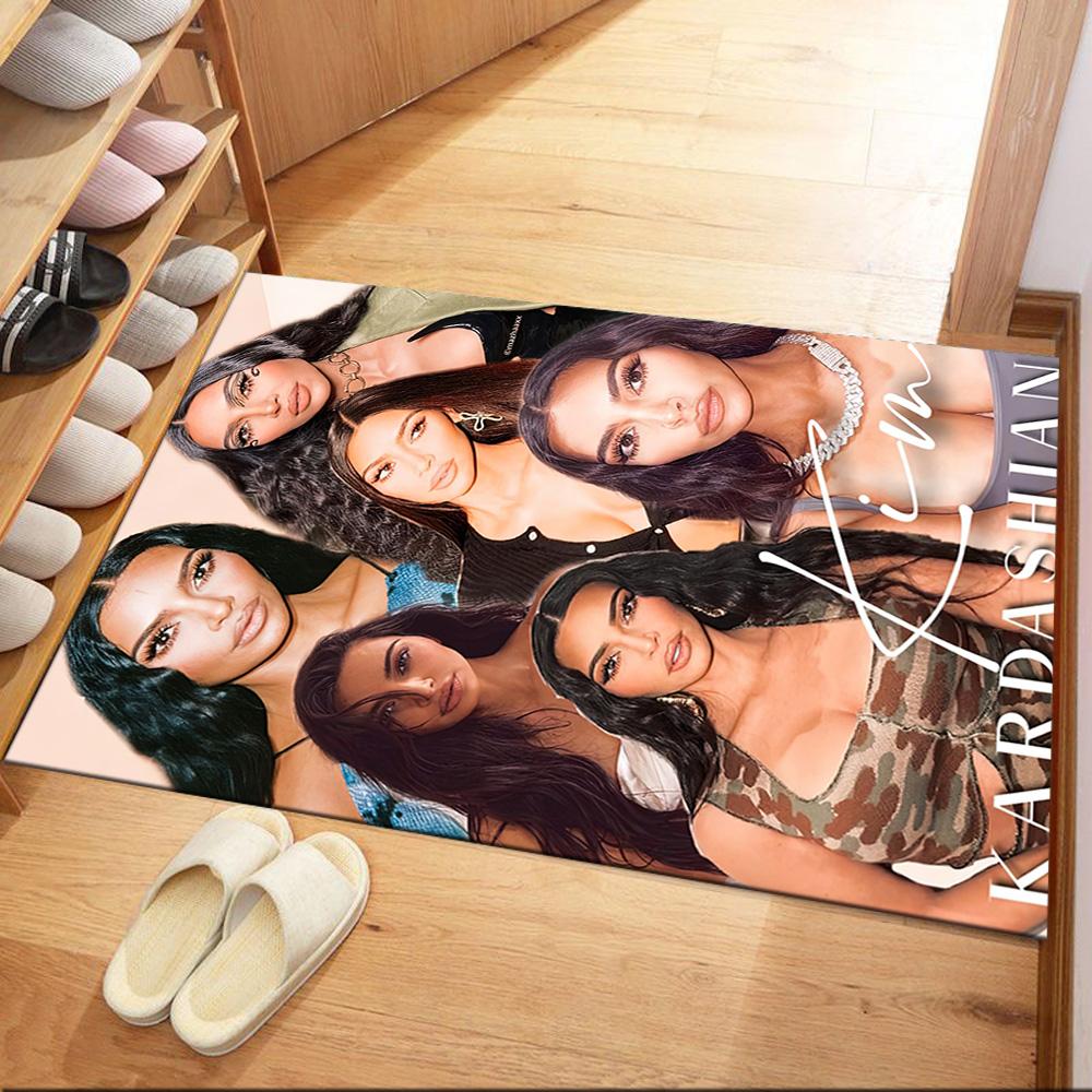 Kim Kardashian1 Square rugs are a great choice for living rooms, bedrooms, home décor, and as gifts.