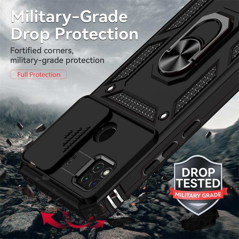 Чехол для Xiaomi Redmi 10A, чехол с магнитным кольцом-держателем для телефона Redmi10A Redmi 10 A 10A A10, защитный чехол для камеры, задняя крышка