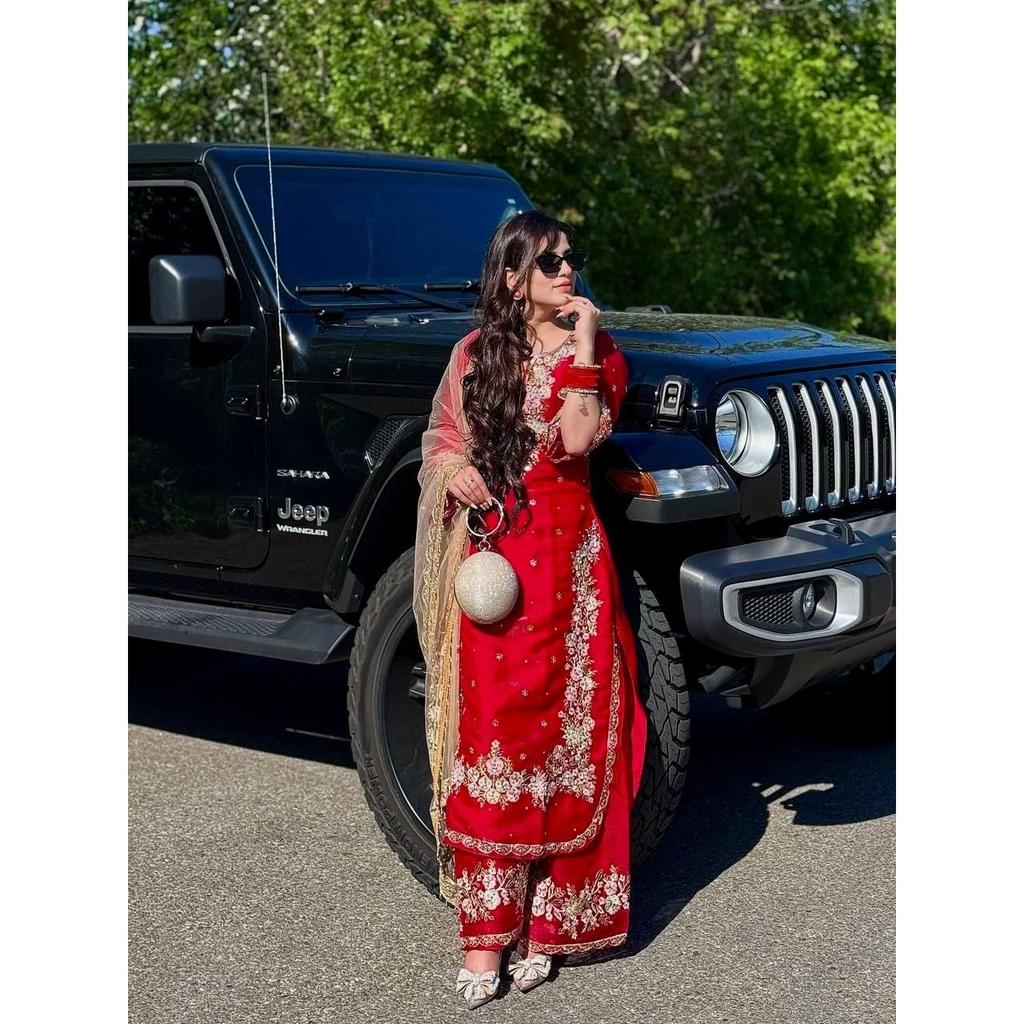 Launching New Đěsigner Party Wear Look Top Plazzo & Dupatta Set