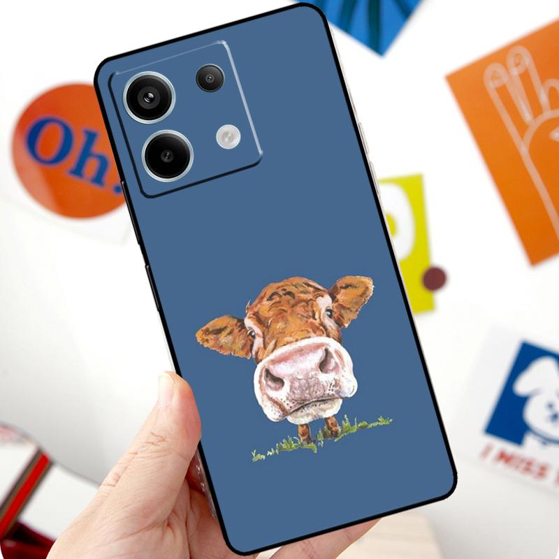 Cute Highland Cow Funda For Xiaomi Redmi Note 13 10 11 12 14 Pro 11S 12S Case For Redmi 15 12C 13C 14C 10C 15C