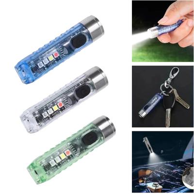 Мини портативный карманный фонарик водонепроницаемый перезаряжаемый уличный аварийно-спасательный фонарь для кемпинга светодиодный COB фонарь для чтения автомобильный фонарик