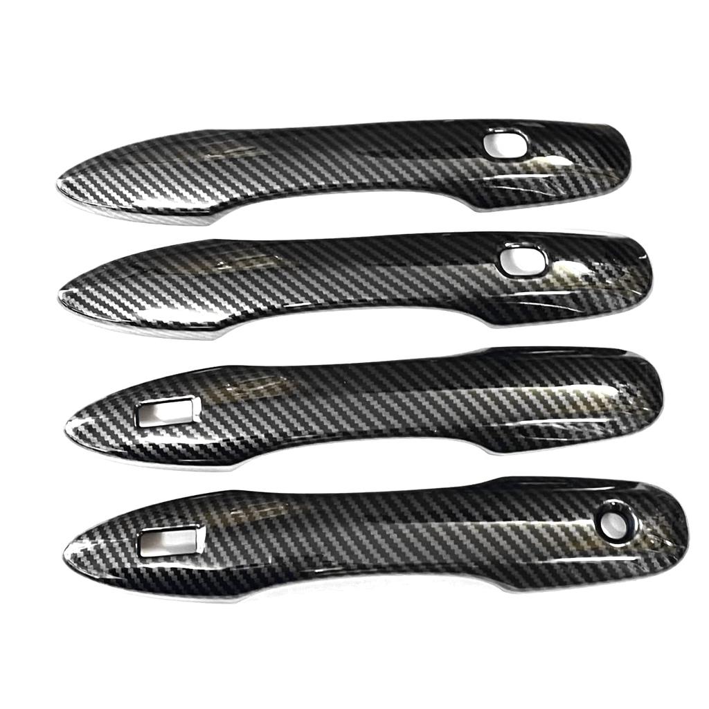CGP Door Handle Cover Carbon Tone 4pcs New Sienta 10 Series MXPC10G MXPL10G MXPL15G 10 Series Exterior CGP-6422