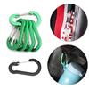 5pcs Multi-Use Carabiner Outdoor Backpack Snap Clip Keychain Lock Buckle Fishing Hook
