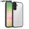 KEYSION Прозрачный чехол для телефона Samsung A56 5G A36 A26 Силикон+ПК Прозрачная противоударная крышка для телефона Galaxy A16 4G 5G