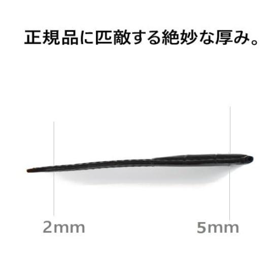 Детали часов King Watch, совместимые с Tag Heuer для внешнего ремня с пряжкой D, тисненый крокодиловый черный [импортный оригинал] 19/18 мм