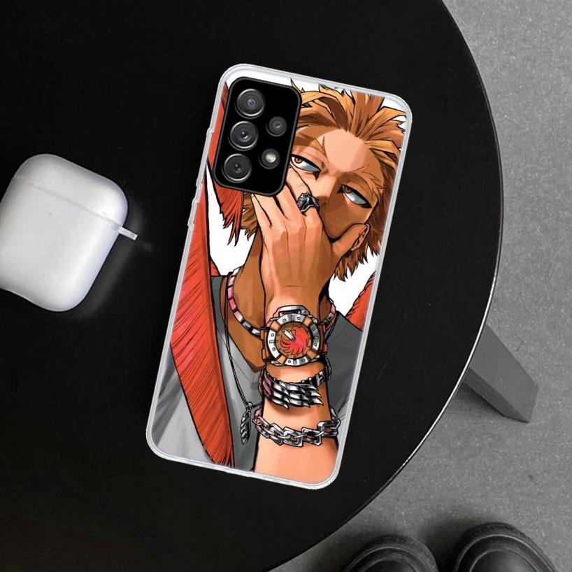 Чехол для телефона Hawks MHA My Hero A-Academy для Samsung Galaxy A12 A22 A32 A52 A72 A02S A51 A50S A31 A20S A10S Note 20 Ultra 10
