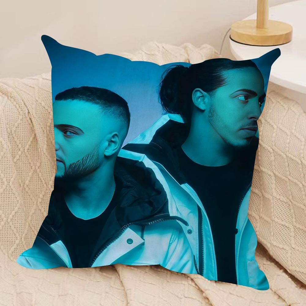 Djadja DDinazS Singer Cushion Cover Silky Short Plush Invisible Zipper Dustproof Sofa Pillow Case For Home Decor