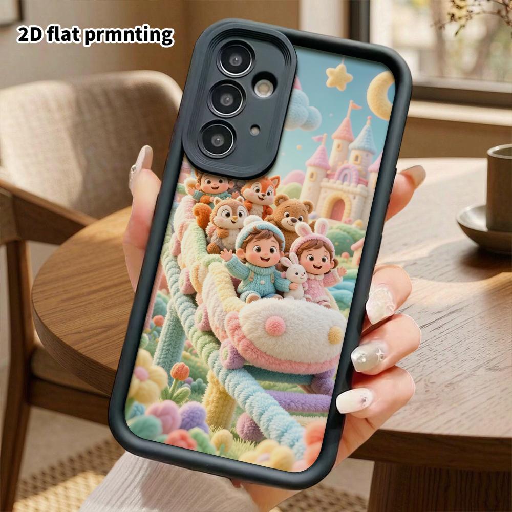 Phone Case: 2D flat, suitable for Samsung Galaxy A34 A35 M05 M06 S20 S22 S21 FE Plus 5G protective case, fantasy adventure, perfect Christmas and Hall