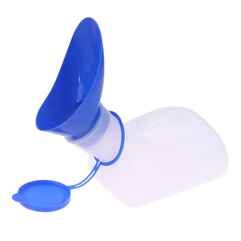 1000 мл Унисекс Писсуар Мобильный туалет Инструмент для сбора мочи Большой емкости Дорожный писсуар Бутылка для мочи Утолщенная Автомобильная дорожная бутылка для мочи