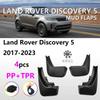 4PCS Car Mudguards Mudflap Fender For Land Rover Discovery 5 2016 - Splash Guard Mudguards Front Rear Fender Car Accessoires
