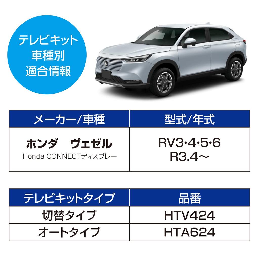 Комплект ТВ-системы Data System Автоматический тип для HTA624 Datasystem Vezel/Civic/Fit