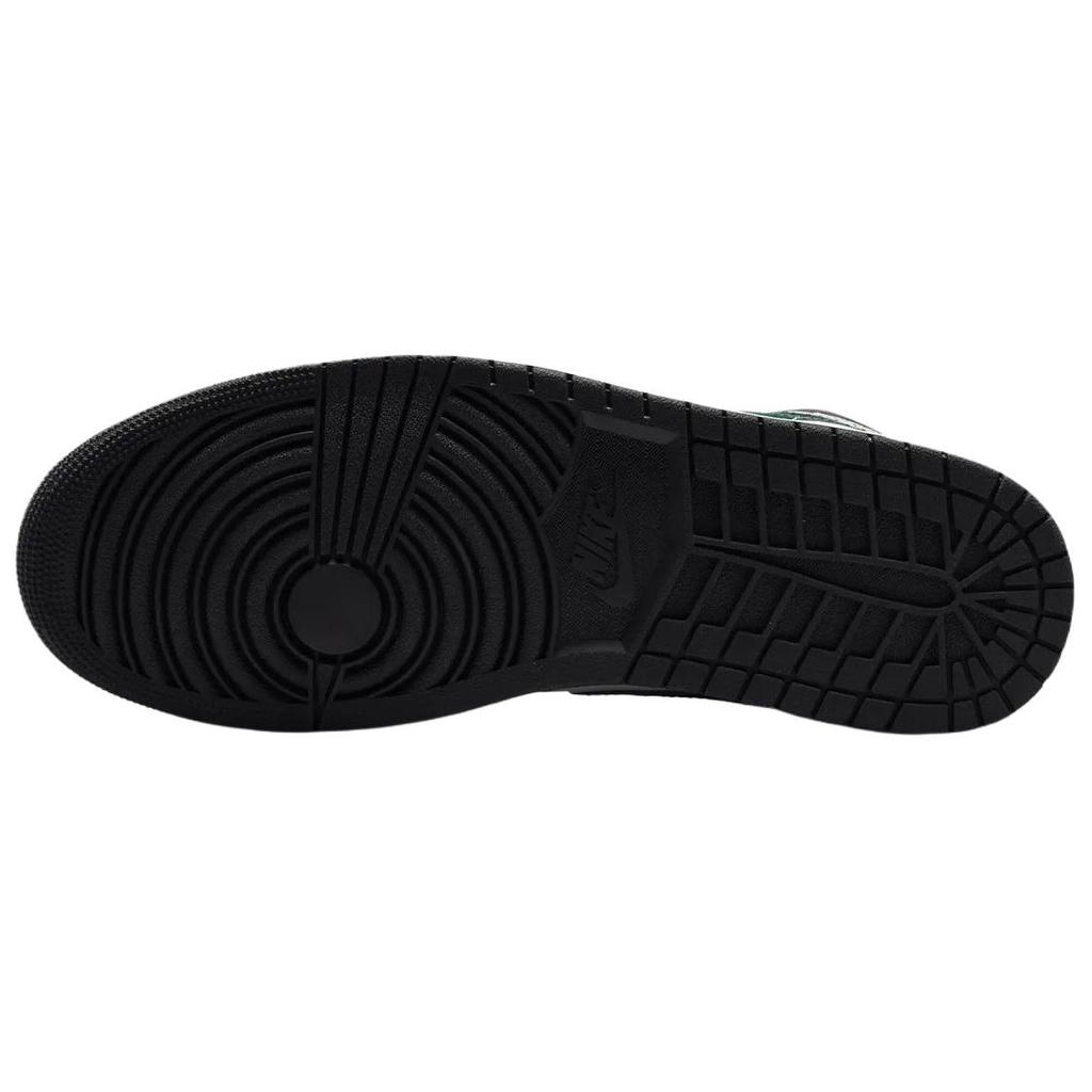 Кроссовки унисекс Air Jordan 1 Mid Black Gorge Green Summit White DQ8426-004