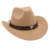 Cow Head Sunscreen Bucket Hat Felt Cowgirl Cap Retro Western Cowboy Hat  Travel
