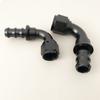 Universal Push-on Hose End Fittings Fuel Oil  0 45 90 180 Degree Cooler Hose AN4 AN6 AN8 AN10 AN12 Connection Adapter