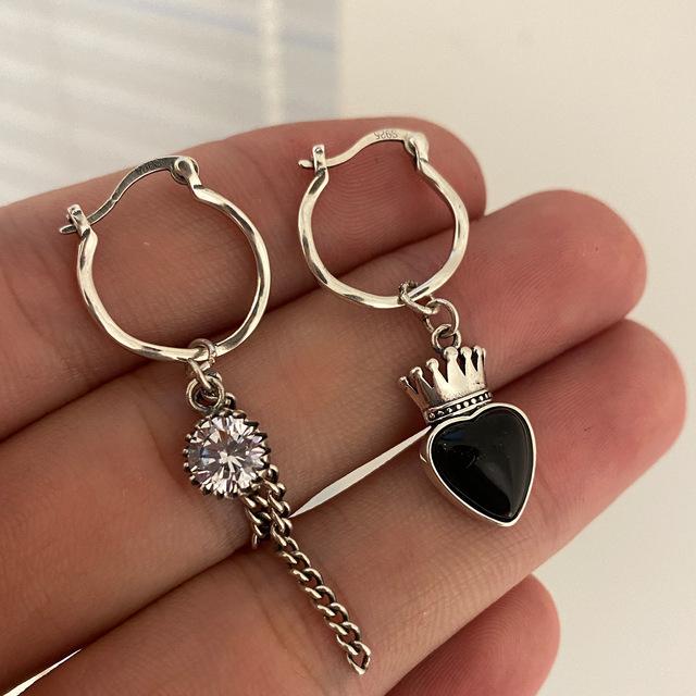 Серьги-кольца из серебра 925 пробы, винтажные спиральные круглые серьги-кольца с пряжкой для ушей для женщин и девочек, модные ретро-ювелирные изделия, женский подарок для вечеринки