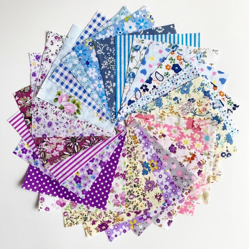 40 шт./набор цветочных напечатанных готовых изделий из ткани в рулонах в стиле пэчворк винтажные ткани для домашнего декора