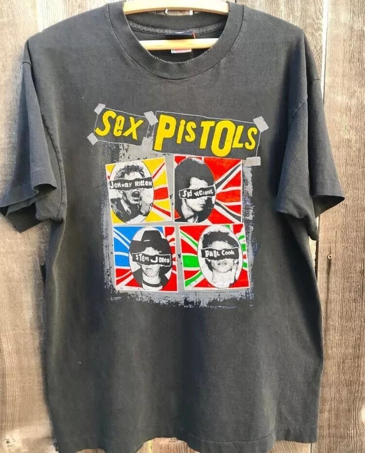 Sex Pistols Shirt, Sex Pistols Band Charcoal Cotton Unisex S-5XL Unisex T-Shirt
