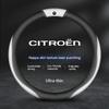 38cm Anti-slip leather carbon fiber steering wheel cover for Citroen C1 C2 C3 C4 C5 C6 C4L Berlingo Picasso Aircross Sega Elysee anx123