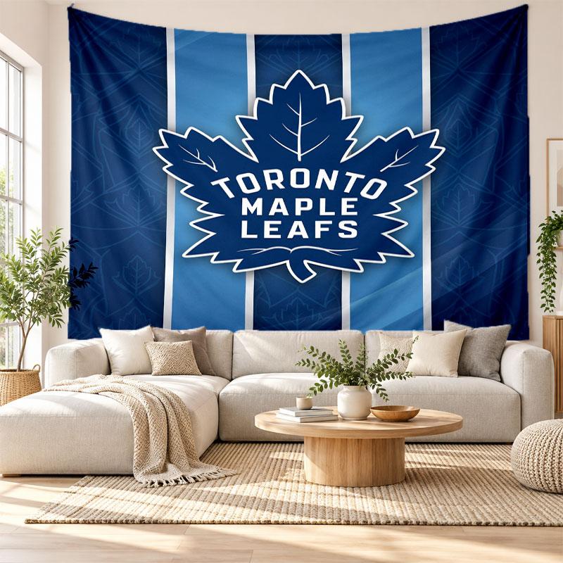 Toronto Maple Leafs Wall Tapestry, Soft Fabric Wall Hanging, Decorative Backdrop For Bedroom Home Wall Art