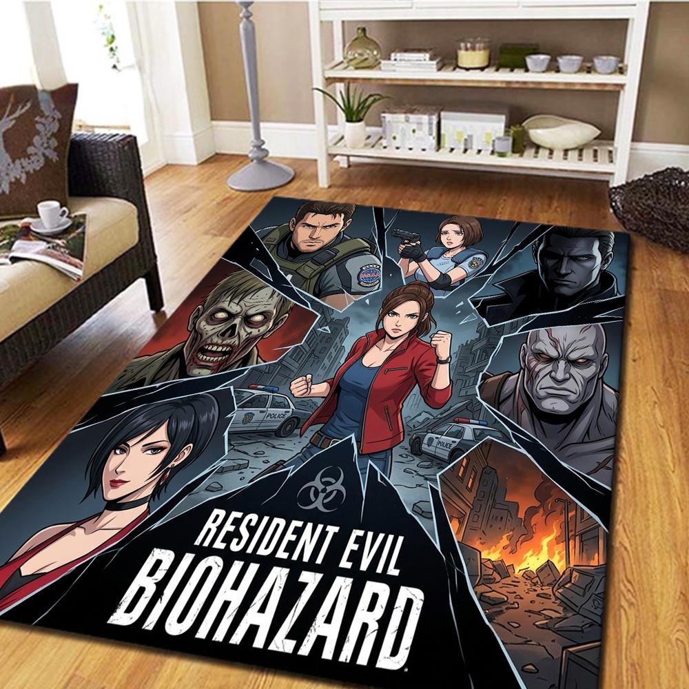 Resident Evil Bedroom & Living Room Carpet, Home Decor Cool Movie Mat Play Floor Mat -HE50