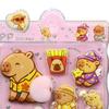 3D Stickers for Kids Funny Reusable Removable Toys Capybara Decals Kids Party Stickers for Toddler Children Birthday Classroom