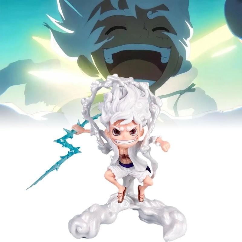 Яркая аниме-фигурка СД Ника Луффи Пятая передача Пробуждение Модель Дисплей