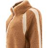 UGG Color Block Striped Zip Long Sleeve Jacket Women Jackets Brown 1161670-CHE