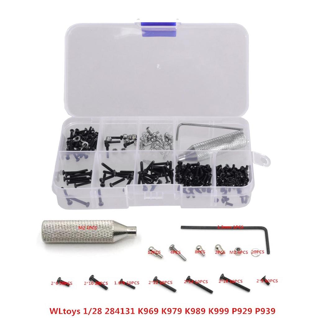 Wltoys Коробка с инструментами с винтами для моделей 284131, K969, K979, K989, K999, P929, P939