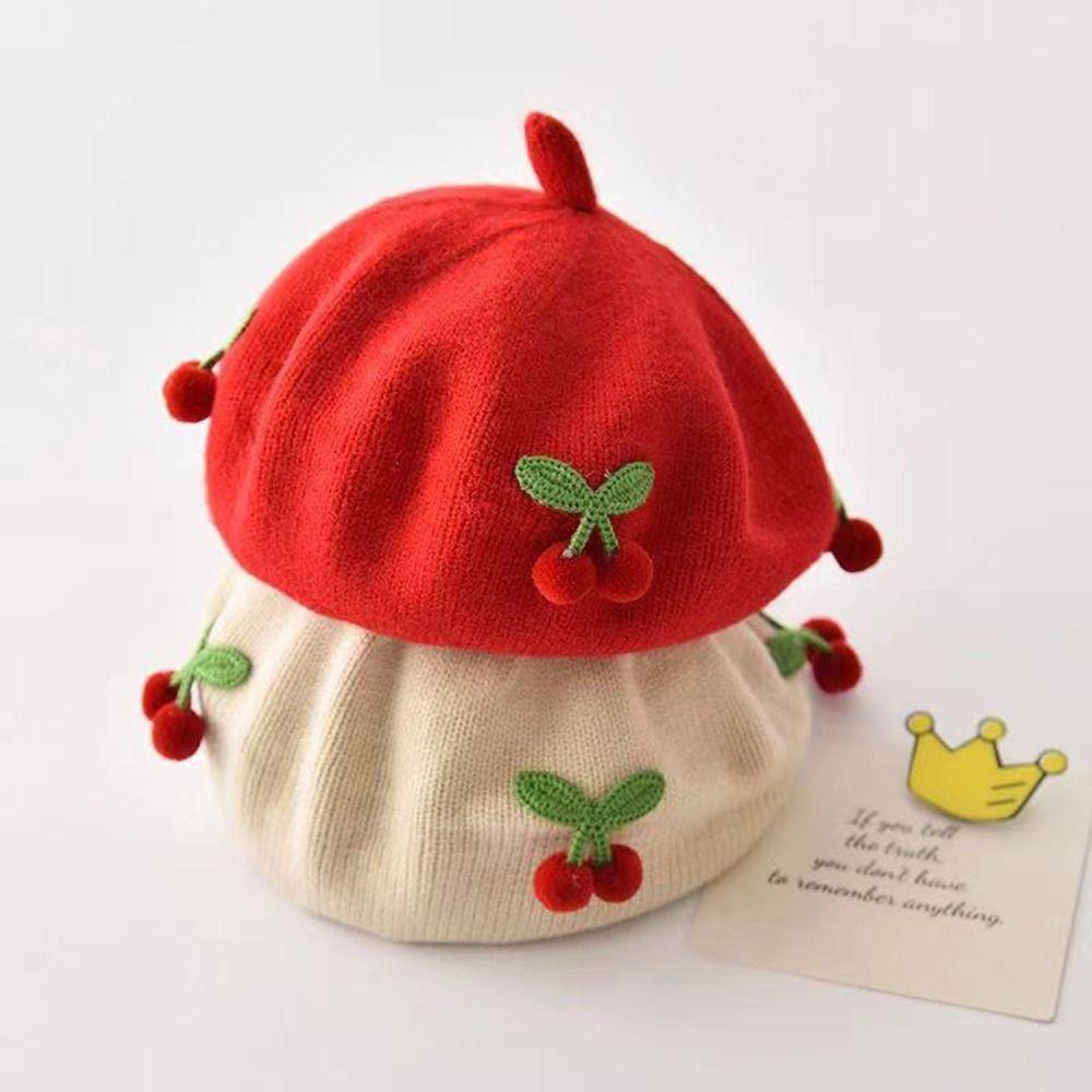 Knit Bonnet Kids Knitted Hats Fashion Autumn Winter Children Hat Newborn Toddler
