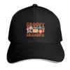 Retro Groovy 60s 70s Grandpa Matching Family Birthday Party Vintage Tshirt Baseball Cap Men Women Casual Summer Sport Sun Cap