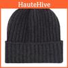 Womens Knitted Striped Beanie Thickened Warm Coldresistant Winter Snowfield
