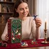 Акриловые 2D ornaments-птички Колибри Рождественский Садовый Календарь Адвента Календарь Обратного Отсчета на 24 Дня с Деревом
