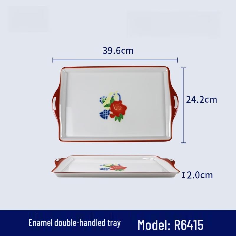 Винтажная меламиновая ресторанная тарелка