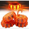 4-Pack Roadside Emergency LED Flashing Warning Flare Light Kit with Beacon Discs